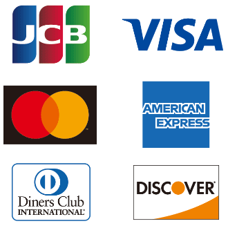 クレジットカード/Visa、MASTER、JCB、AMEX他